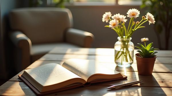 Cultivez votre bien-être avec un journal de gratitude quotidien