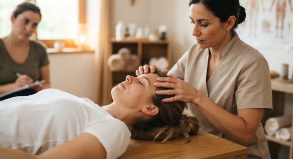 Massage crânien apprendre les gestes clés en formation